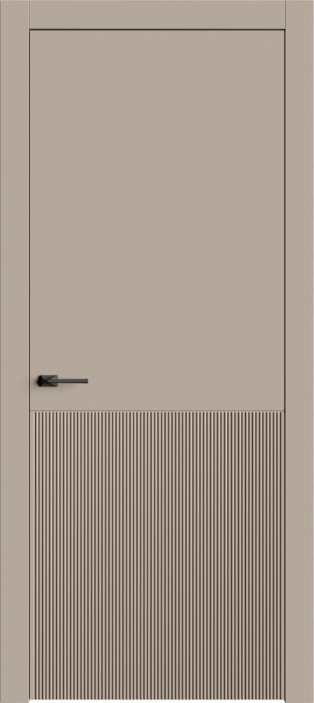 Двери в интерьере - Дверь Лайн8 эмаль NCS 3005-Y50R, глухая