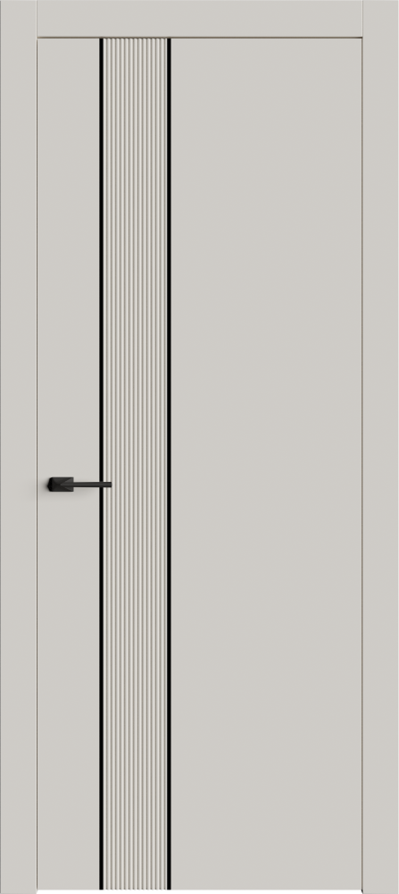 Двери в интерьере - Дверь Линнея-4М эмаль латте, глухая