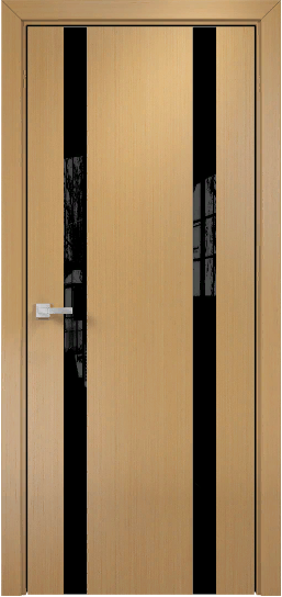 Дверь Оникс Верона 2 анегри, белый триплекс. Фото №2