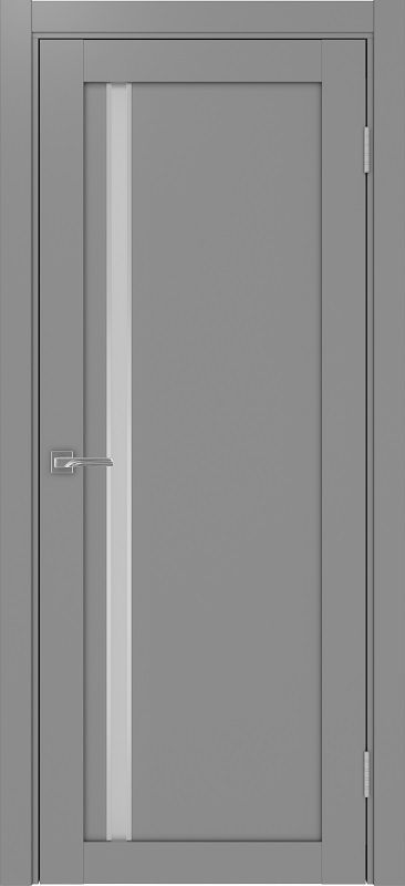 Двери в интерьере - Дверь Эко 527.121 АПС серый молдинг SC, сатинат