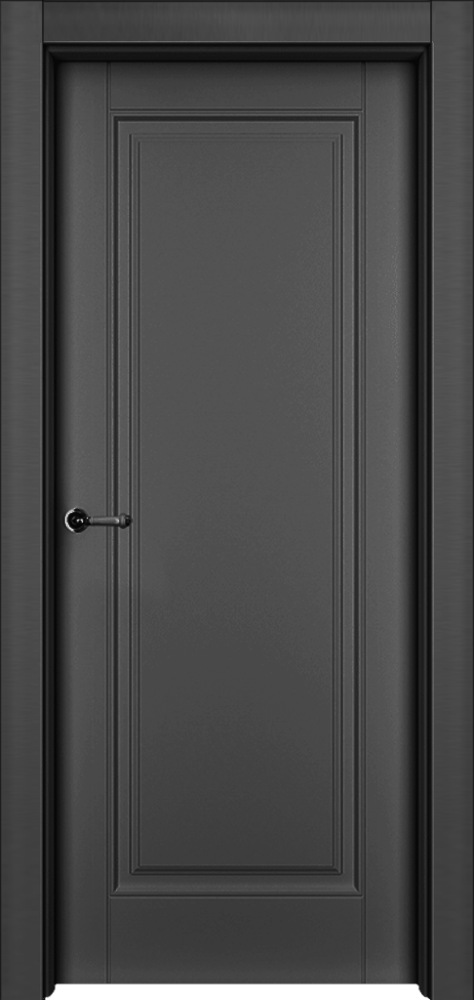 Двери в интерьере - Дверь Оксф эмаль RAL 9005, глухая