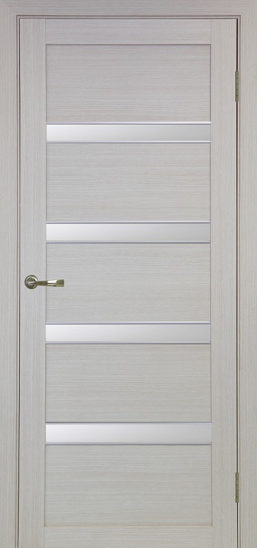 Двери в интерьере - Дверь Эко 505.12 АПС дуб беленый молдинг SC, сатинат