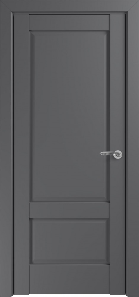 Двери в интерьере - Дверь Z Турин Тип S экошпон графит, глухая