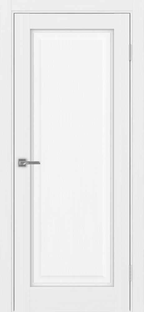 Двери в интерьере - Дверь Эко 601С.21 ОФ4 белый лед, lacobel белый