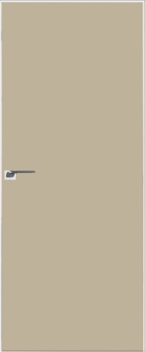 Двери в интерьере - Дверь скрытая ИУ-42 AL с 4-х сторон, эмаль мокко 2,0 м