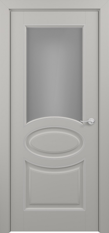 Двери в интерьере - Дверь Z Provans Т2 эмаль серая patina Silver, сатинат