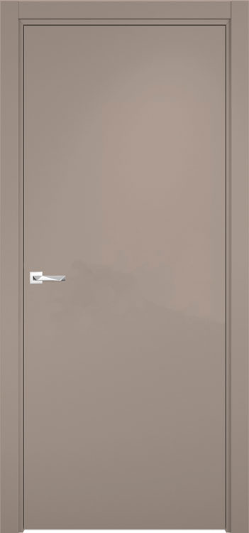 Двери в интерьере - Дверь V Лоярд эмалит Севилья 32 софт мокко, глухая