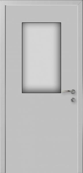 Дверь Гладкая ДО влагостойкая композитная Капель моноколор RAL 7035