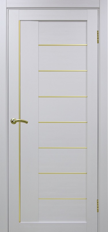 Двери в интерьере - Дверь Эко 524.11 АПП белый лед молдинг SG, глухая