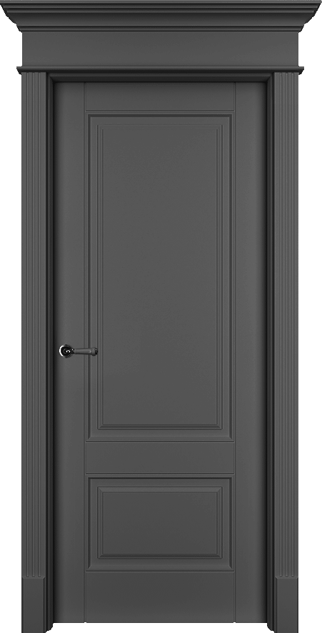 Двери в интерьере - Дверь Оксф2 эмаль RAL 9005, глухая