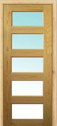 Дверь Интерьер Уют массив сосны Домино, сорт Экстра, под стекло