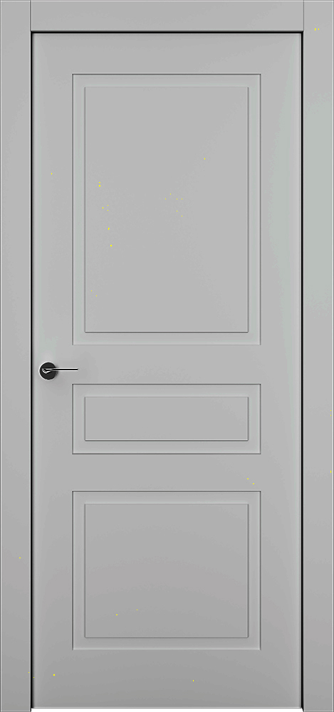 Двери в интерьере - Дверь Классика-3 эмаль серая, глухая
