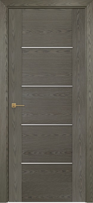 Двери в интерьере - Дверь Оникс Парма дуб арктик, глухая с молдингом