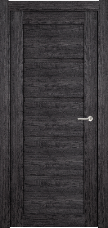 Двери в интерьере - Дверь Статус OPTIMA 112 дуб черный, глухая