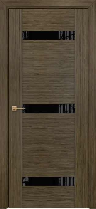 Двери в интерьере - Дверь Оникс Парма 3 олива, глухая лакобель RAL 9005