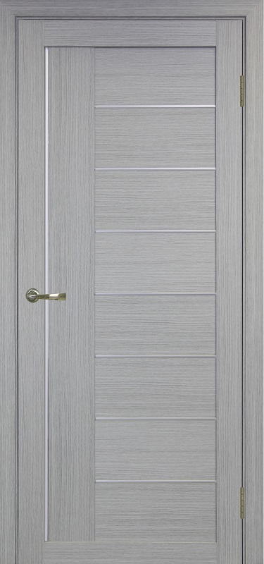 Двери в интерьере - Дверь Эко 524.11 АПП ясень серебристый молдинг SC, глухая