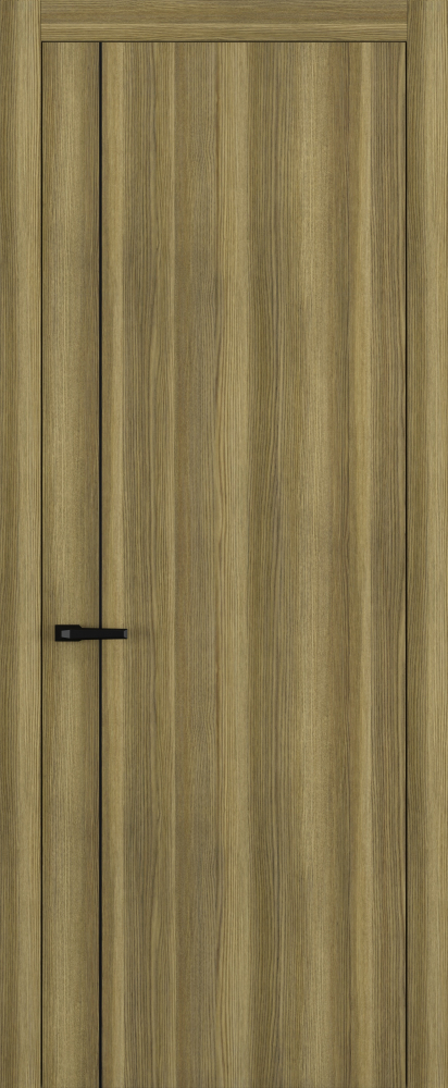 Двери в интерьере - Дверь Z K14 toppan дуб серый, молдинг черный, глухая