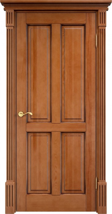 Двери в интерьере - Дверь Итальянская Легенда массив сосны 15ш орех 10% с патиной, глухая
