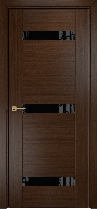 Двери в интерьере - Дверь Оникс Парма 3 венге, глухая лакобель RAL 9005