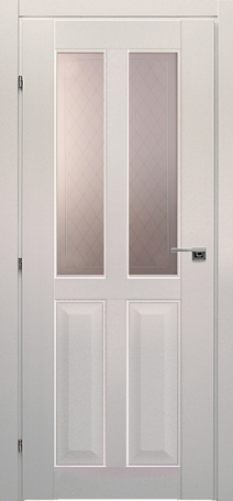 Двери в интерьере - Дверь Краснодеревщик 6346 белая, стекло Пико