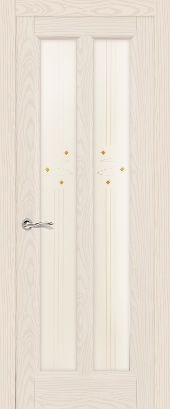 Двери в интерьере - Дверь Ситидорс Крит ясень крем,остекленная