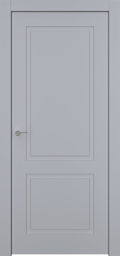 Двери в интерьере - Дверь Классика-2 эмаль RAL 7047, глухая