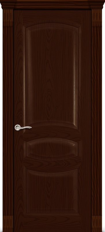Двери в интерьере - Дверь Ситидорс Топаз ясень шоколад, глухая