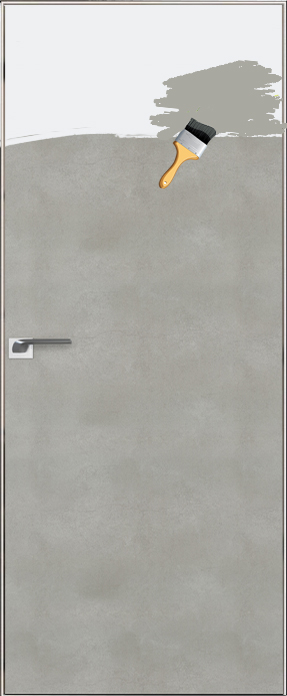 Двери в интерьере - Дверь скрытая под покраску ИУ2, 3 м, кромка AL, 40 мм