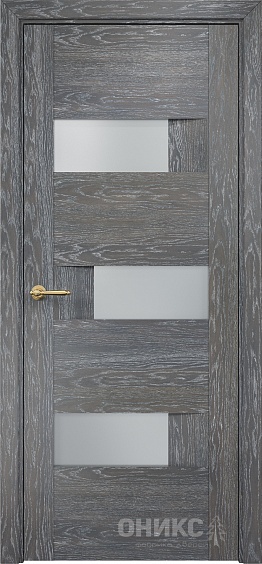 Двери в интерьере - Дверь Оникс Лондон седой дуб, сатинато