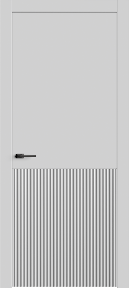 Двери в интерьере - Дверь Линнея-8 эмаль RAL 7047, глухая