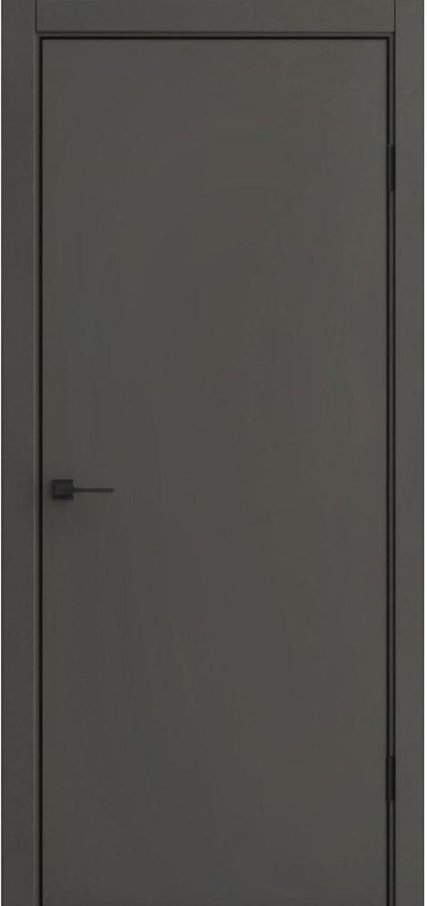 Двери в интерьере - Дверь L-50 графитовый шелк кромка AL, глухая