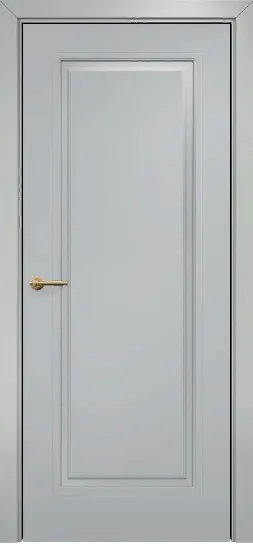 Двери в интерьере - Дверь Оникс Турин фрезерованная №2 эмаль RAL 7038, глухая