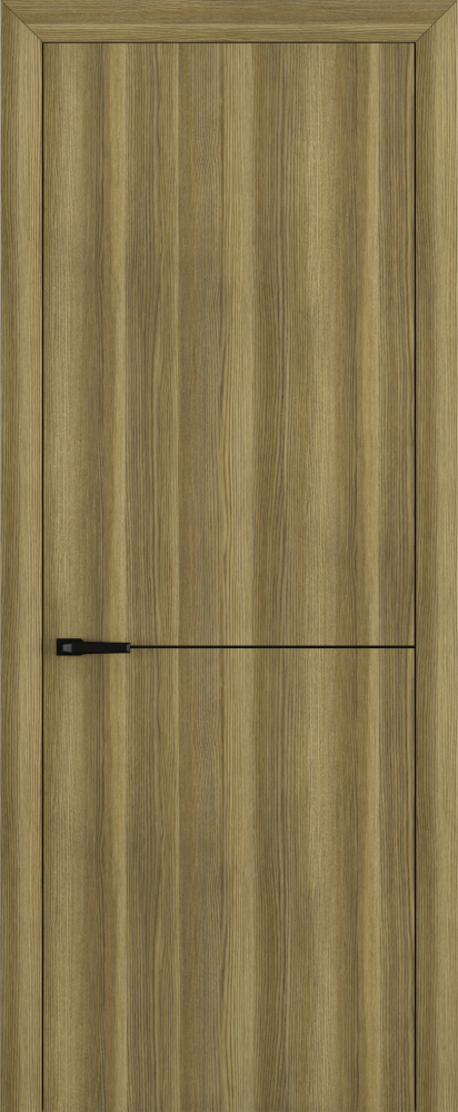 Двери в интерьере - Дверь Z K10 toppan дуб серый, молдинг черный, глухая