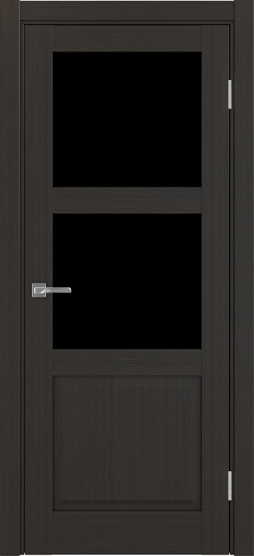 Двери в интерьере - Дверь Эко 630.221 ОФ3 венге, lacobel черный