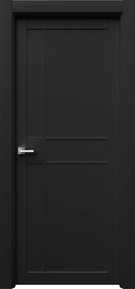 Двери в интерьере - Дверь Ронд2 эмаль RAL 9005, глухая