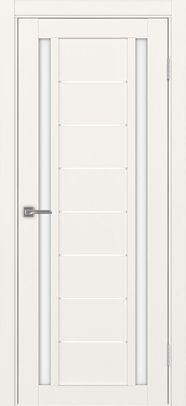 Двери в интерьере - Дверь Эко 558.212 бежевый, lacobel белый