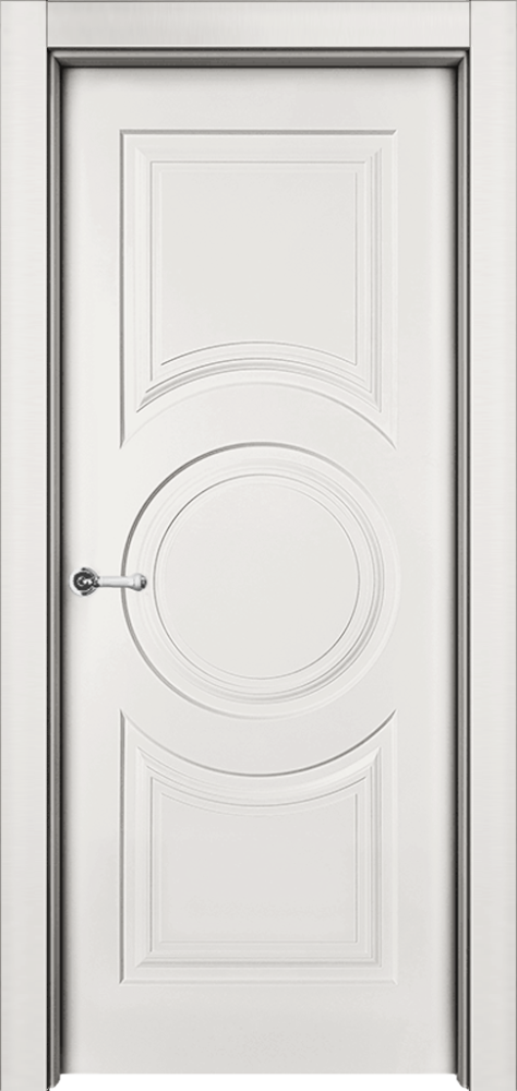 Двери в интерьере - Дверь Метро эмаль RAL 9010, глухая