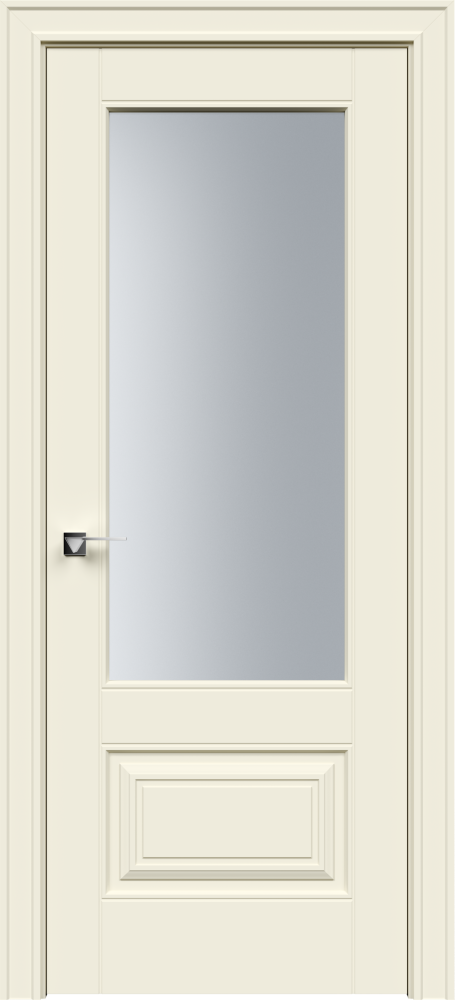 Двери в интерьере - Дверь Дельта-2 эмаль RAL 9001, сатинат