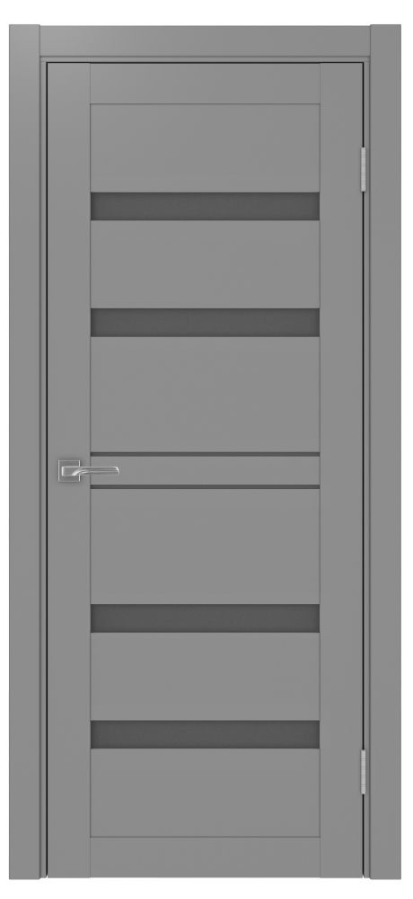 Двери в интерьере - Дверь Эко 561.12 серый, сатинат графит
