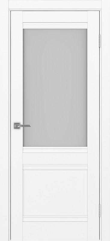 Двери в интерьере - Дверь Эко 502.21U белый снежный, сатинат