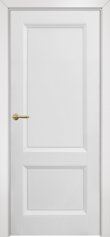 Двери в интерьере - Дверь Оникс Марсель фрезерованная №6 эмаль белая, глухая