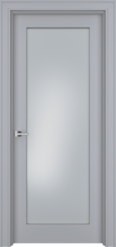 Двери в интерьере - Дверь Паспарту эмаль RAL 7047, сатинат
