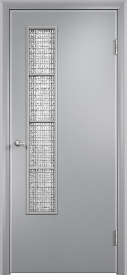 Двери в интерьере - Дверь усиленная V финиш-пленка серая, армированное 05