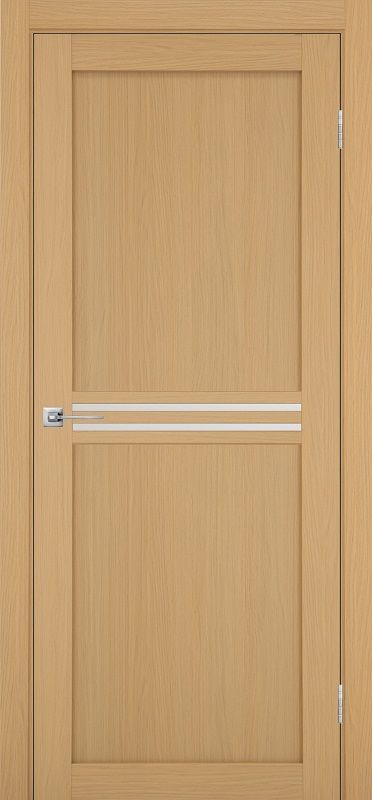 Двери в интерьере - Дверь Эко 552.12 ясень темный, lacobel белый