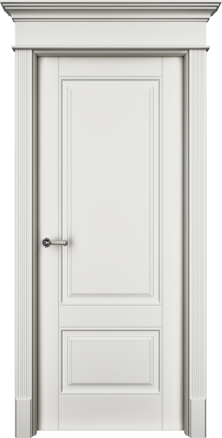 Двери в интерьере - Дверь Оксфорд-2 эмаль RAL 9010, глухая