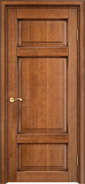 Двери в интерьере - Дверь Итальянская Легенда массив ольхи ОЛ55 орех 10% с патиной, глухая