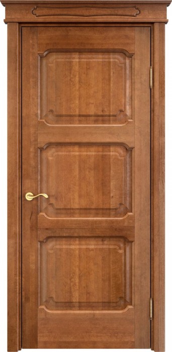 Двери в интерьере - Дверь Итальянская Легенда массив ольхи ОЛ7.3 орех 10%, глухая