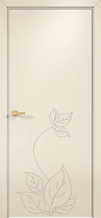Двери в интерьере - Дверь Оникс Концепт №13 эмаль слоновая кость, глухая