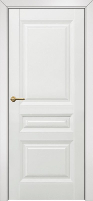 Двери в интерьере - Дверь Оникс Версаль фрезерованная №8 эмаль белая, глухая