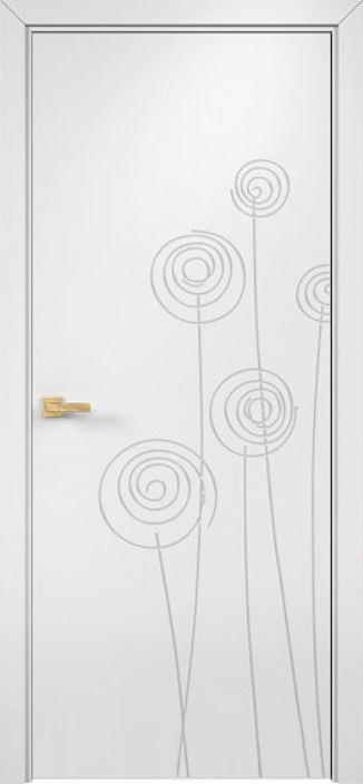 Двери в интерьере - Дверь Оникс Концепт №11 PVC белый, глухая